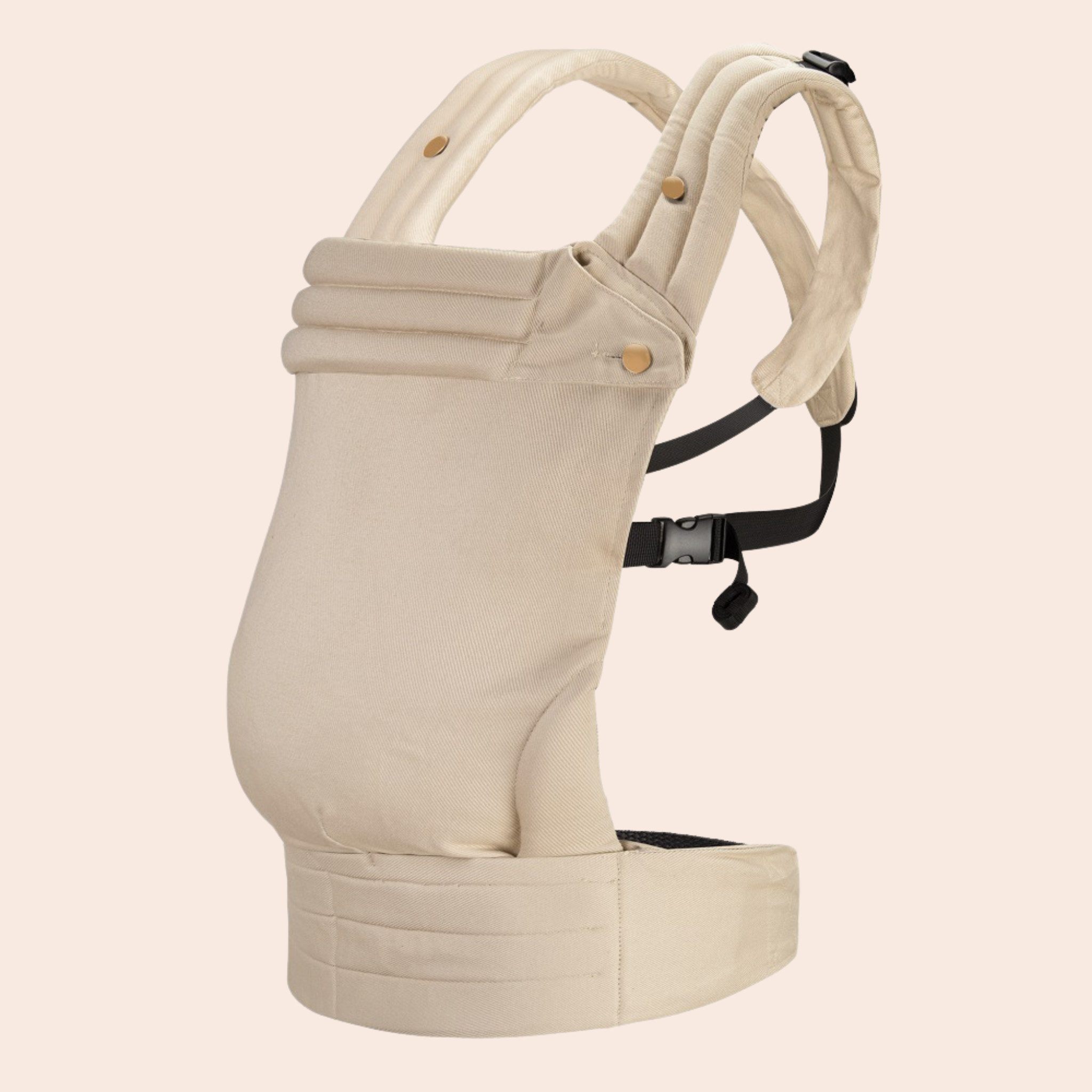 Breathable Cotton Baby Carrier with Padded Shoulder Straps and Ergonomic Design for Newborns to Toddlers - 9